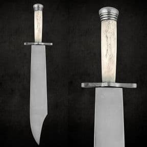 Bowie Knife With Horn Grip