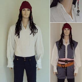 Capt. Jack Sparrows Authentic Pirate Shirt