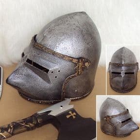 Childrens Medieval Knight Play Helmet