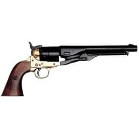 Civil War Revolver USA Colt 1860 - Brass/Black