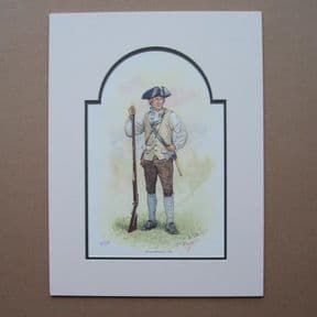Colonial Militiaman Limited Edition Print