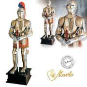 Deluxe Gold Etched Carlos V Suit of Armour by Marto of Toledo Spain - Full Size