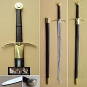Elegant Two Handed Stage Combat Sword & Sheath
