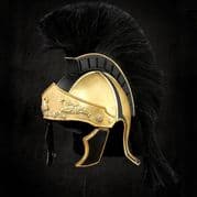 Greco-Roman Helmet With Black Crest