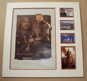 Liv Tyler and Viggo Mortensen Signed Lord Of The Rings Lythograph Display Set - Awen