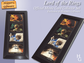 Lord Of The Rings - Cast Signed & Framed Authentic Movie Card Collector Set