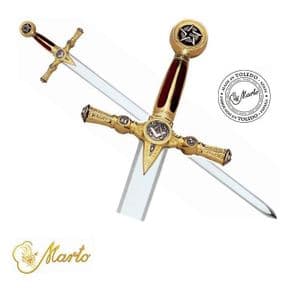 Luxury Golden Masonic Sword