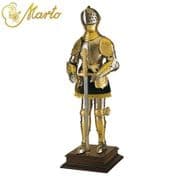 Marto 16th Century Spanish Miniature Royal Knight In Gold Armour