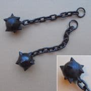 Medieval War Mace / Flail Ball & Chain - Solid Metal