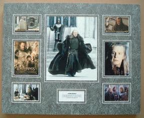 John Noble Signed Lord Of The Rings Photo Display Set - Denethor