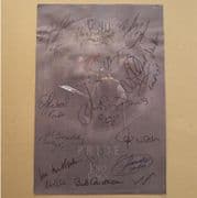 Officially Licenced Lord Of The Rings Movie Lythograph - Signed by Cast