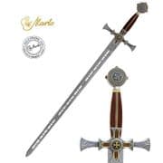 Templar Knight Sword Damascus