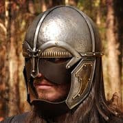 Warrior Helmet With Leather Guards