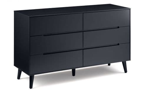 Anders  Anthracite Six Drawer Chest Of Drawers