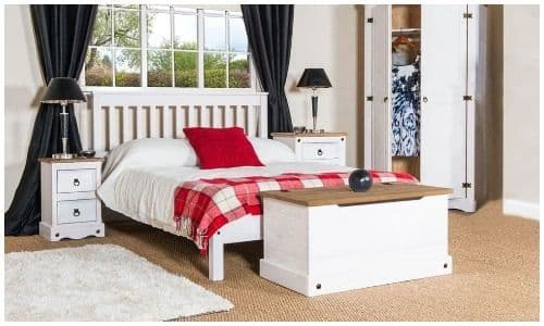 Corona White Bedroom Furniture