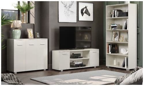 Libra White Gloss Living Room Furniture
