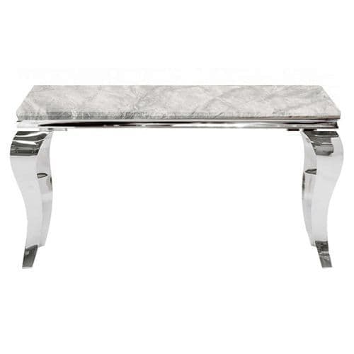 Lorie Grey Marble Console Table