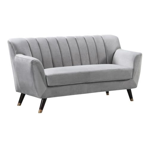 Milan Grey Two Seater Sofa