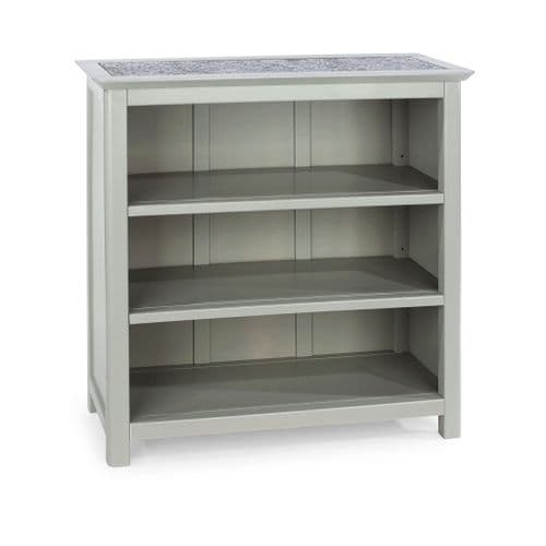 Porth Grey Low Bookcase