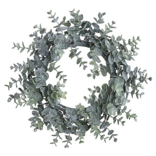 Set Of Two Frosted Eucalyptus  Wreaths