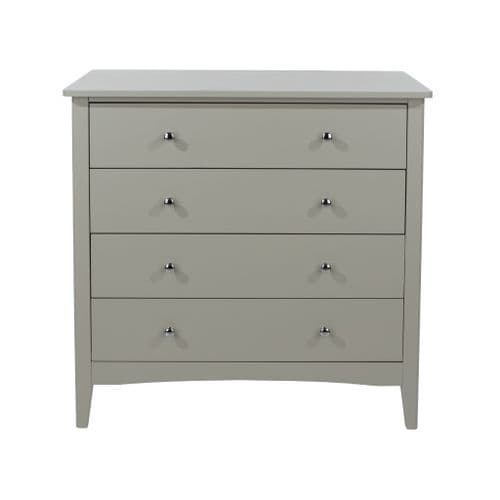 Shaker Grey Four Drawer Chest Of Drawers