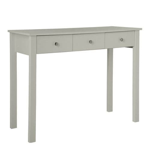 Shaker Grey Painted Three Drawer Dressing Table
